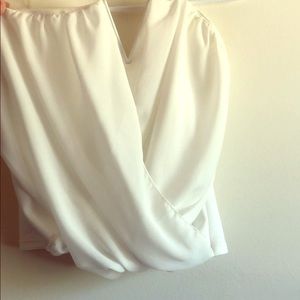 Charlotte Russe halter v neck blouse